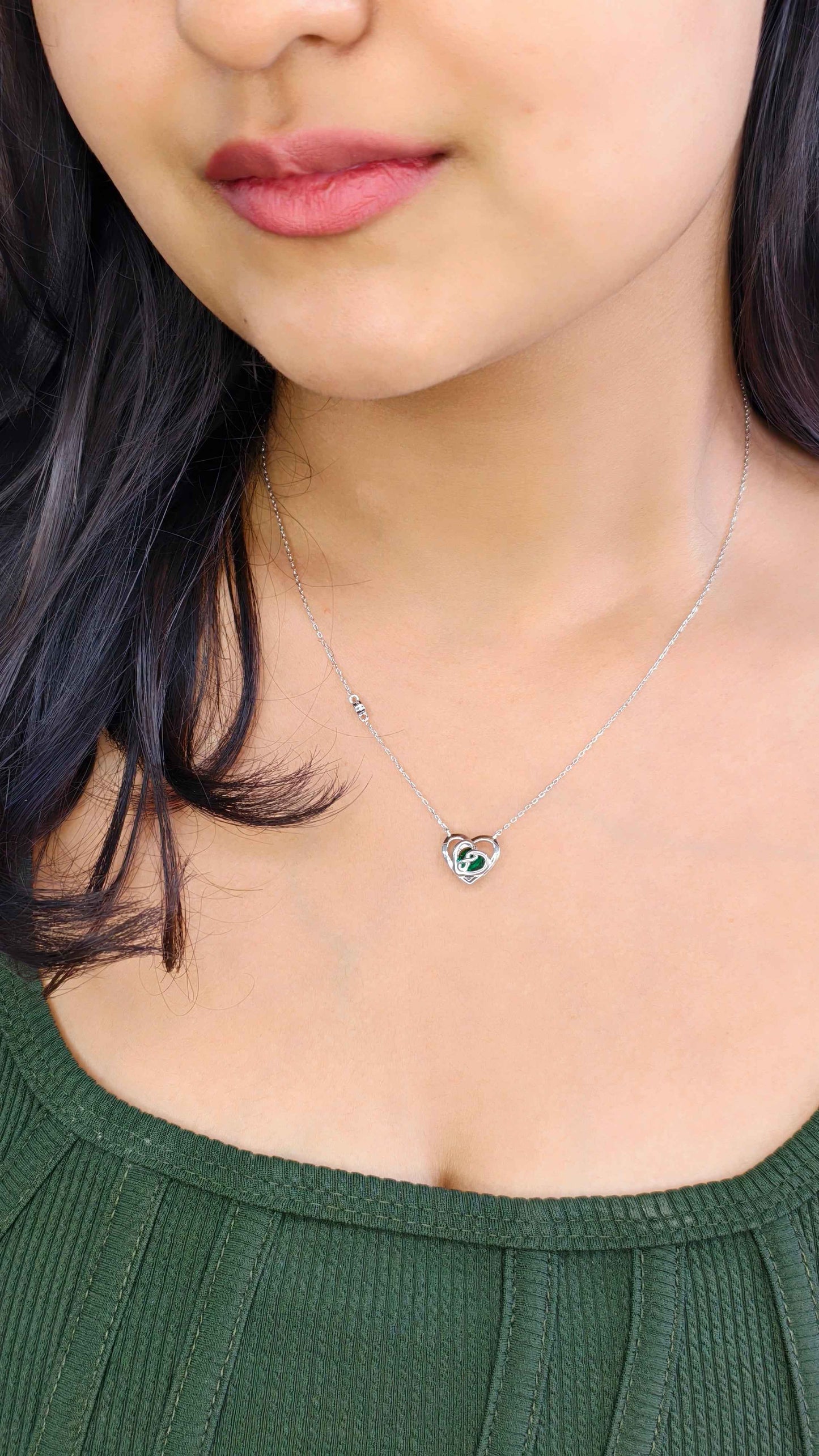 Baguette Brilliance Fringe Necklace