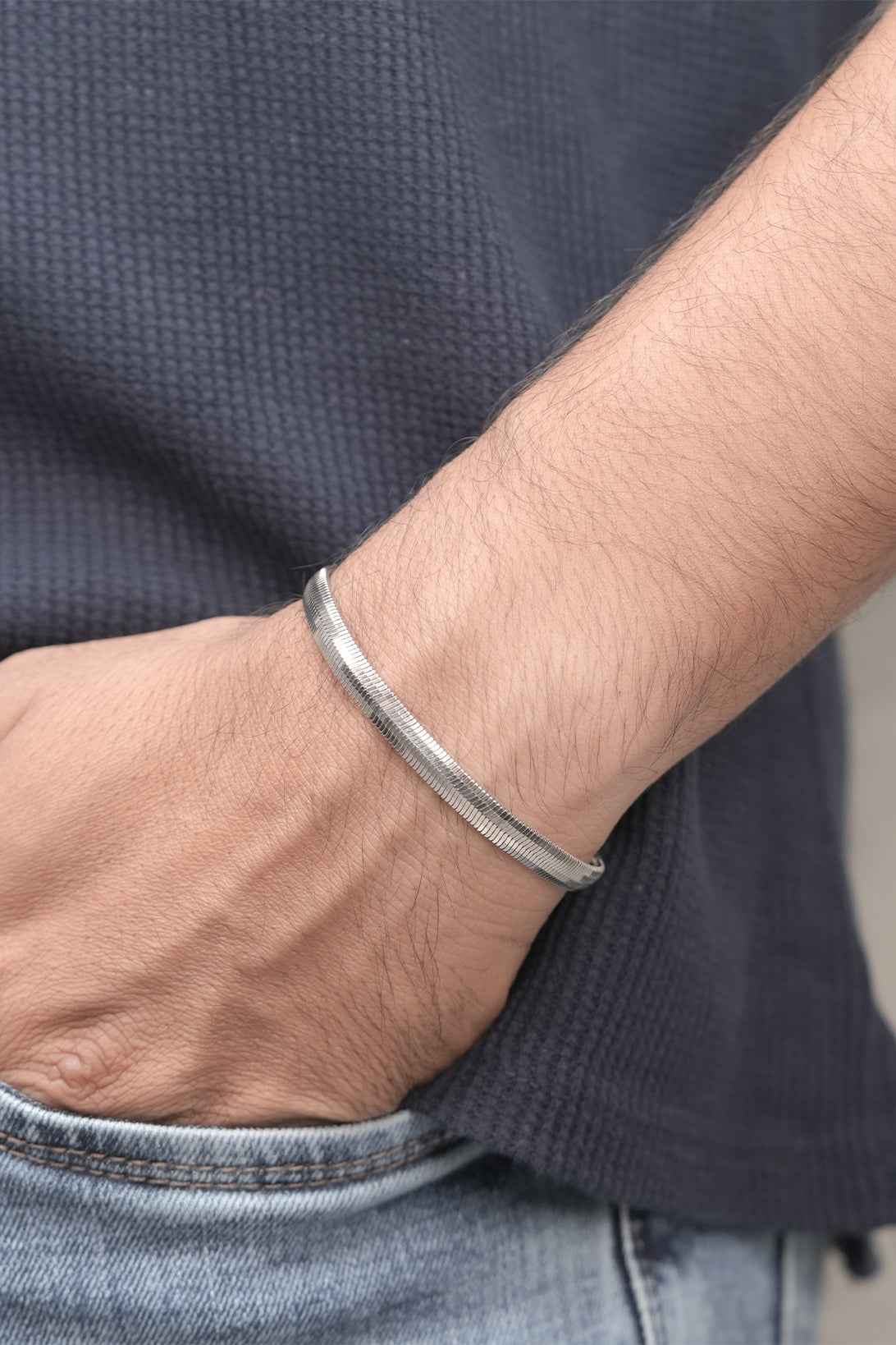 Herringbone Chain Bracelet