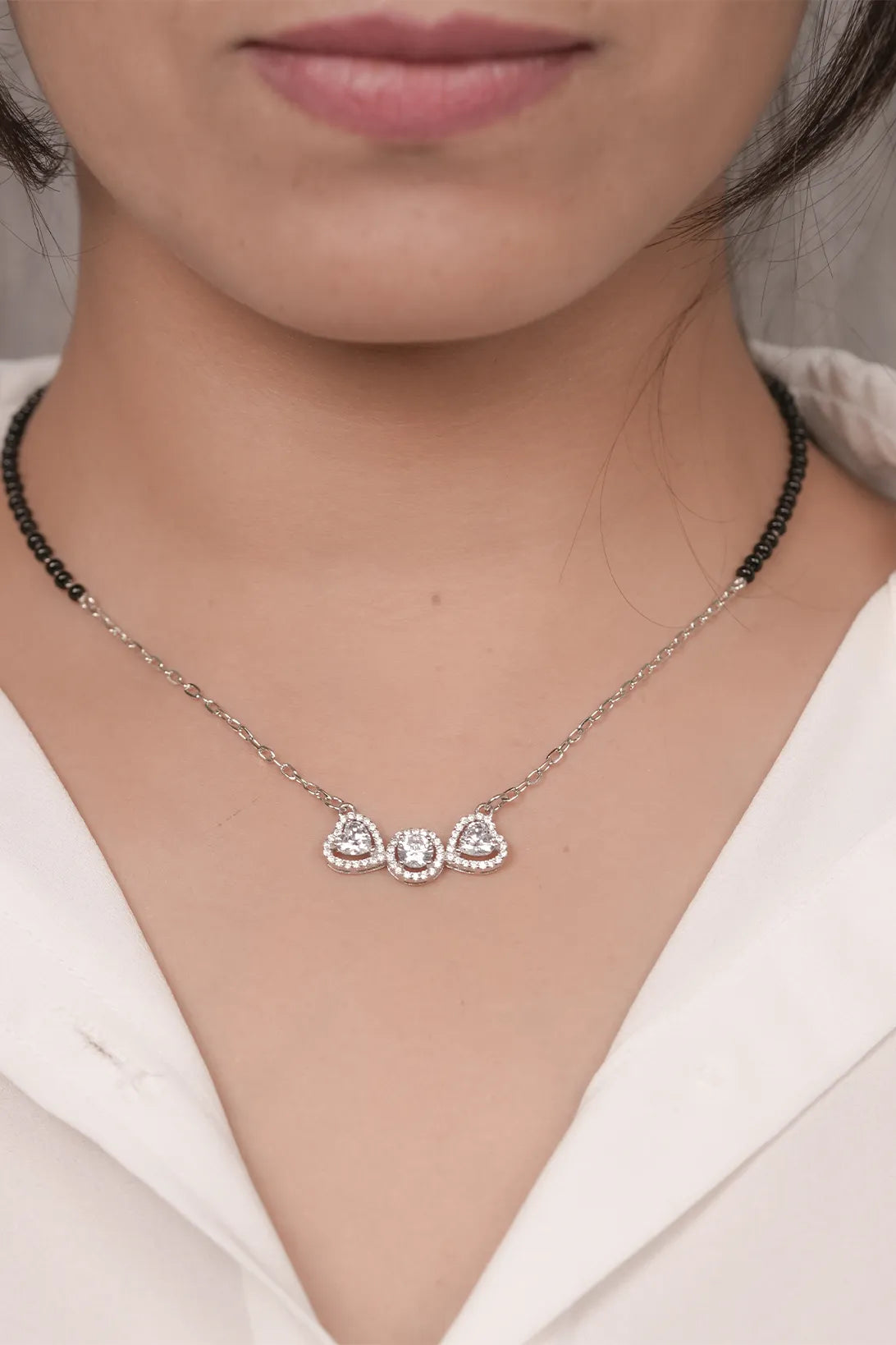 Elegant Trilogy Halo Mangalsutra