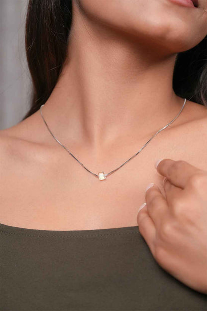 The Aurora Cube Necklace