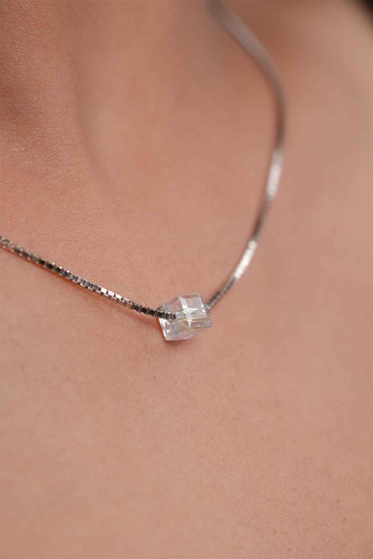 The Aurora Cube Necklace