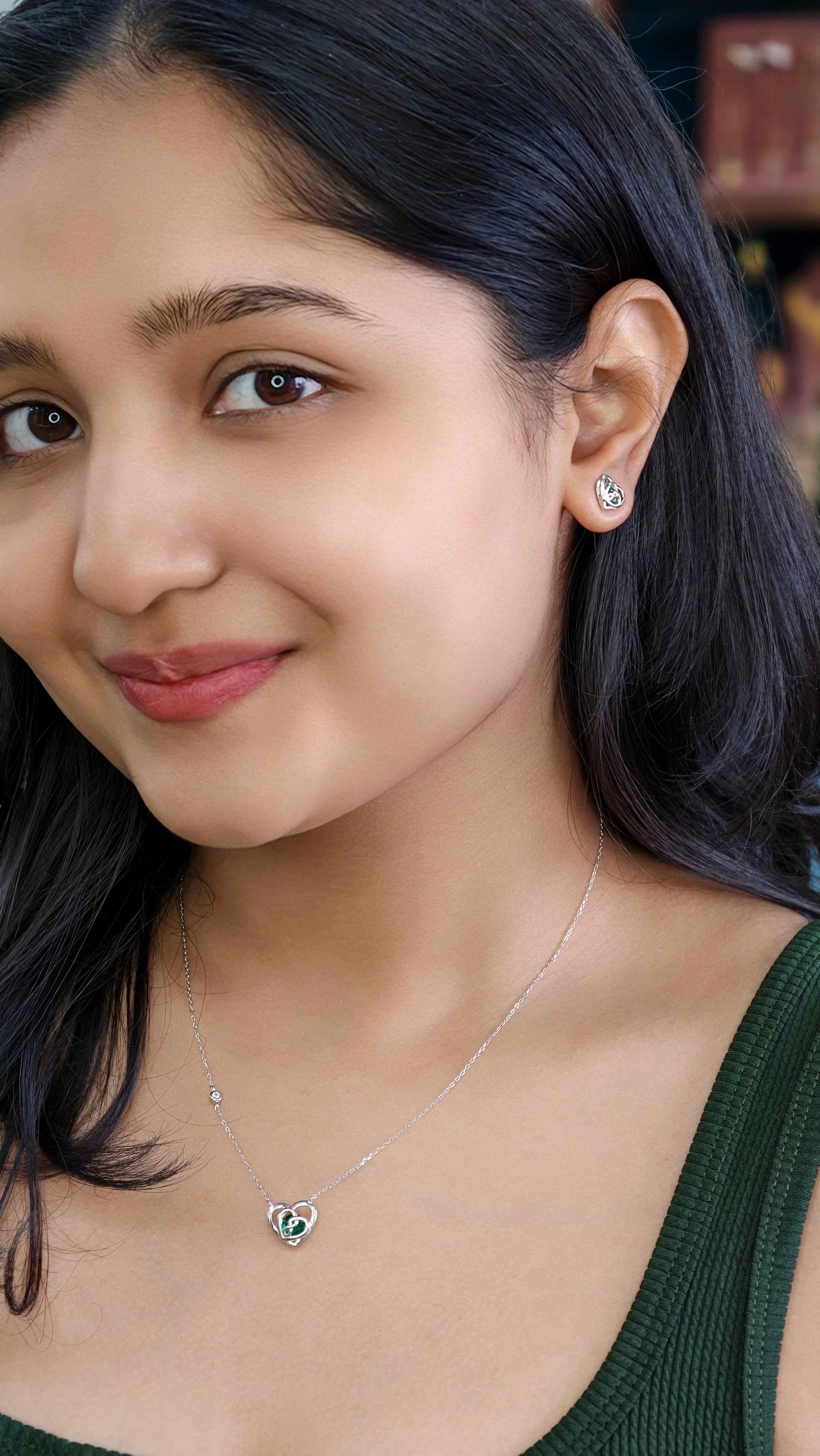 Baguette Brilliance Fringe Necklace