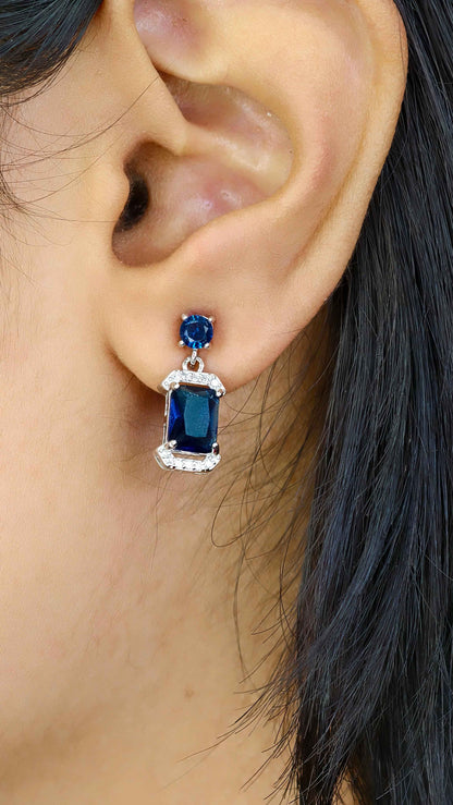 Midnight Majesty Sapphire-Blue Necklace Set
