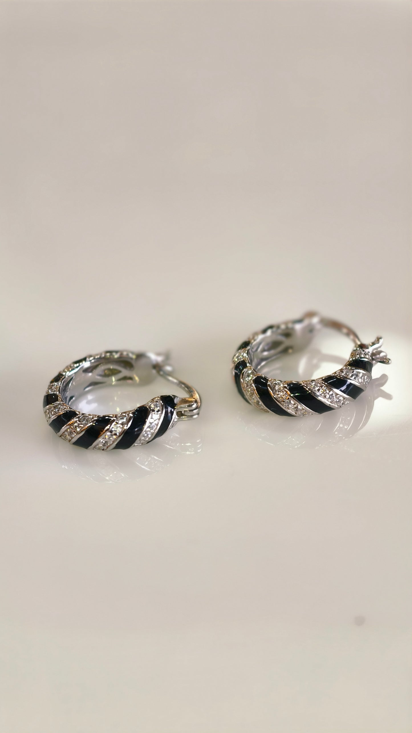 Oval Baguette Sunburst Bali Studs
