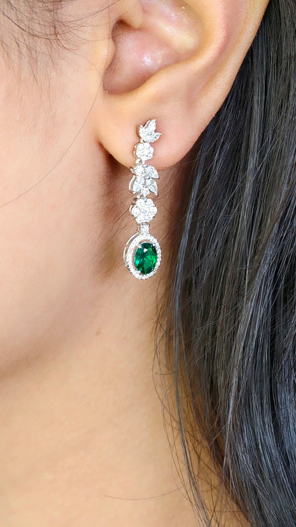 Emerald Grace Royale Diamond Necklace Set