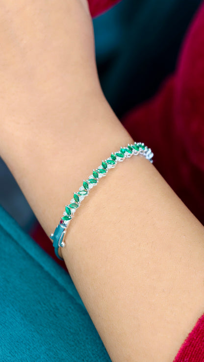 Royal Green Marquise Bracelet