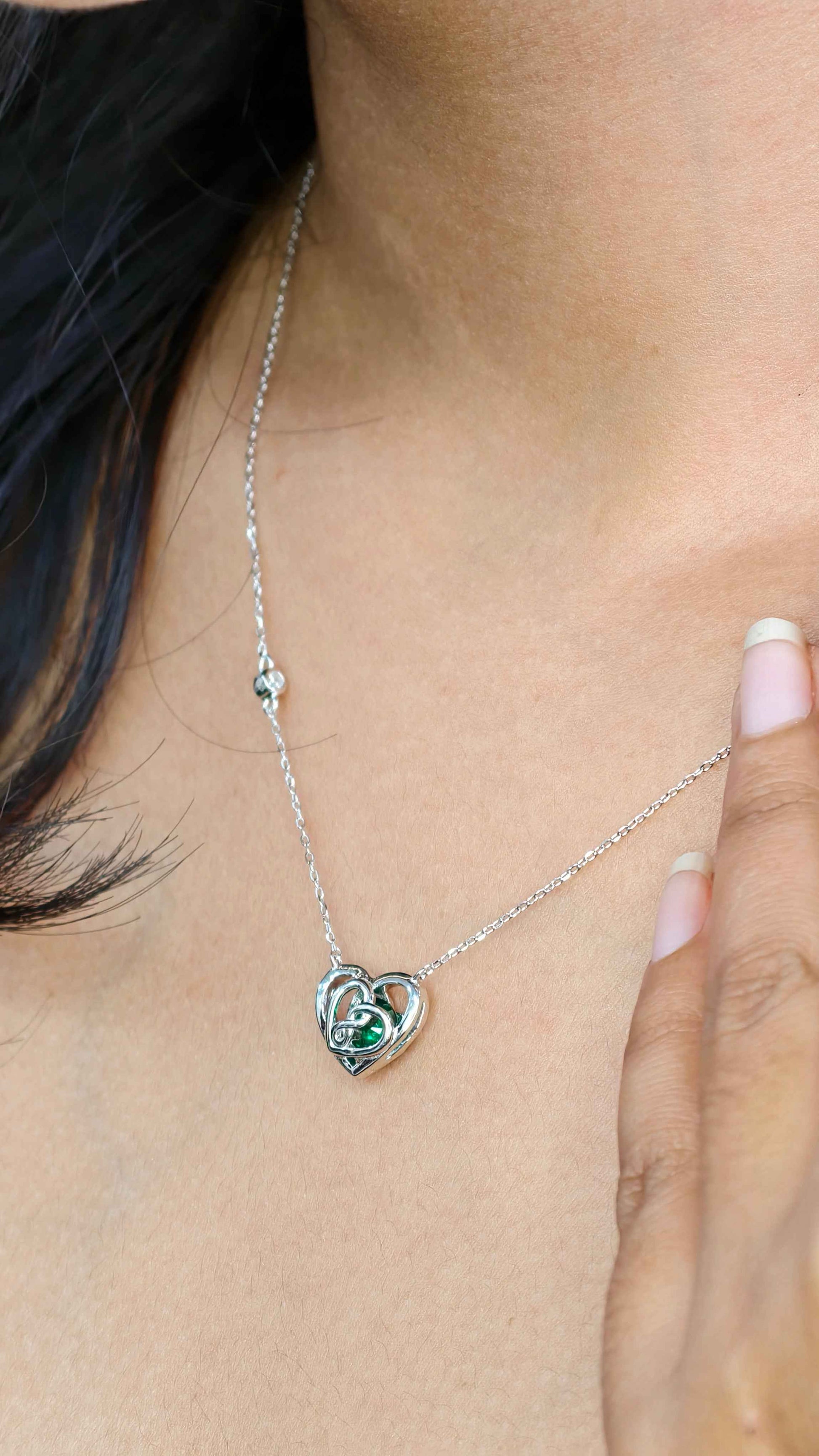 Baguette Brilliance Fringe Necklace