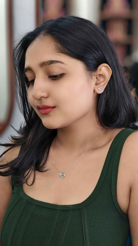 Baguette Brilliance Fringe Necklace