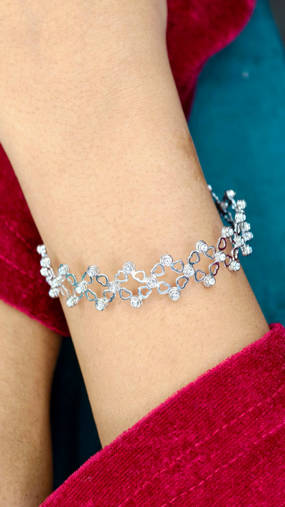 Eternal Hearts Infinity Bracelet