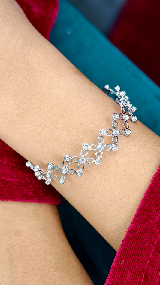 Eternal Hearts Infinity Bracelet