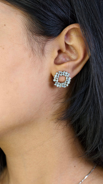 Eternal Sparkle Halo Silver Pendant Set