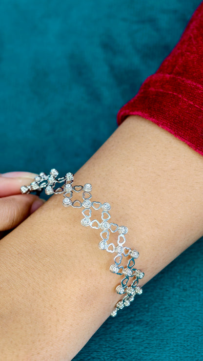 Eternal Hearts Infinity Bracelet