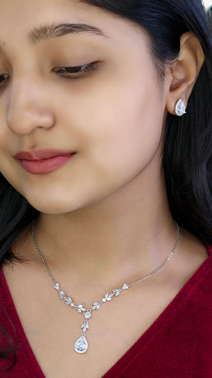 Silver Infinity Loop Fringe Set