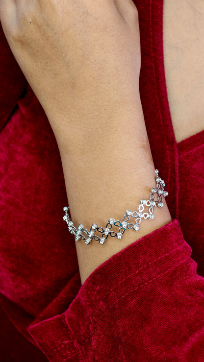 Eternal Hearts Infinity Bracelet