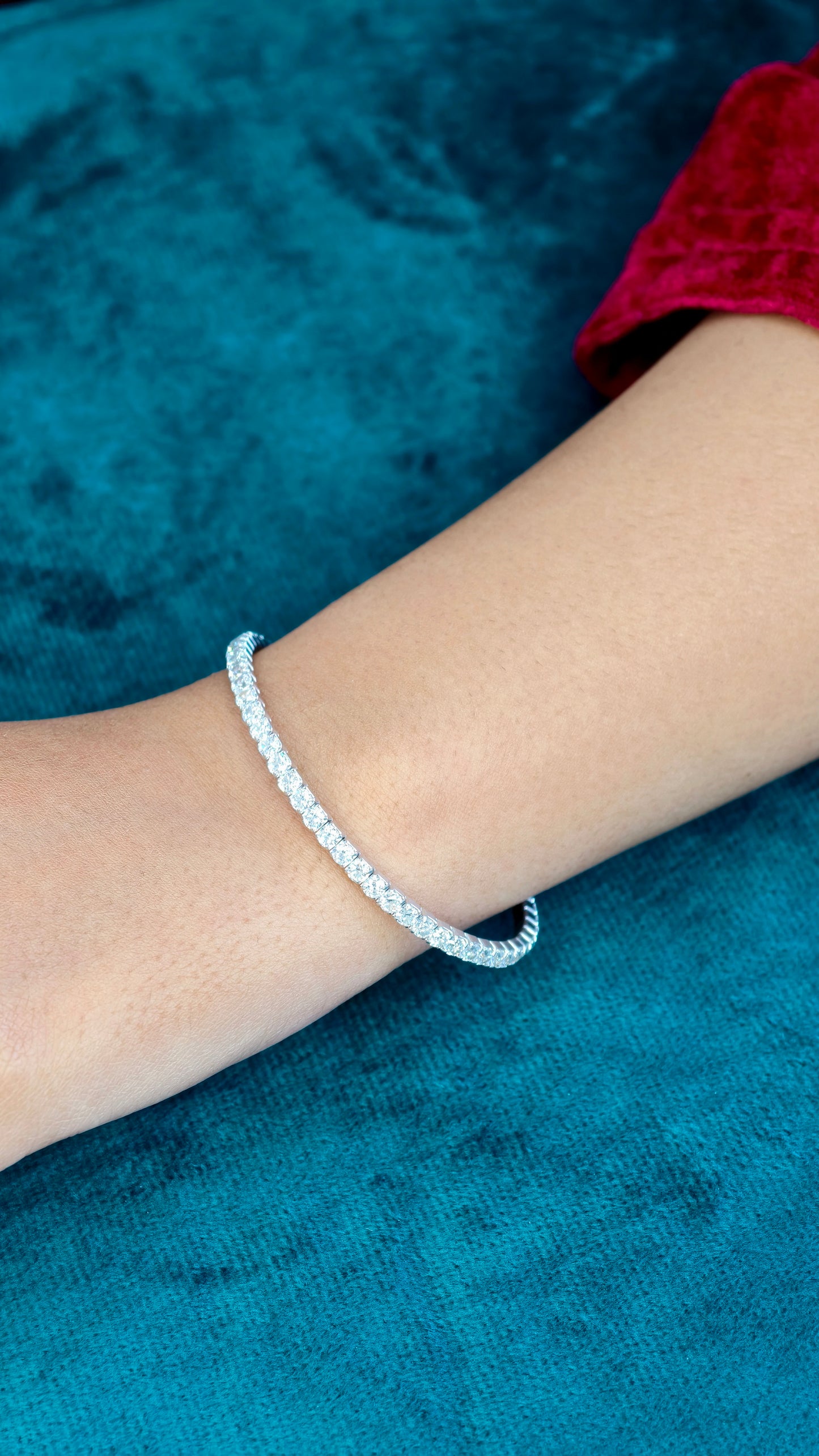 Classic Brilliance Silver Tennis Bracelet